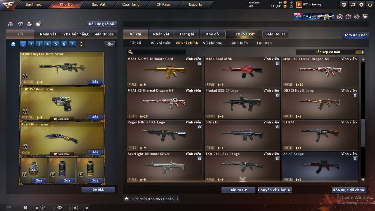shop acc cf uy tin gia re